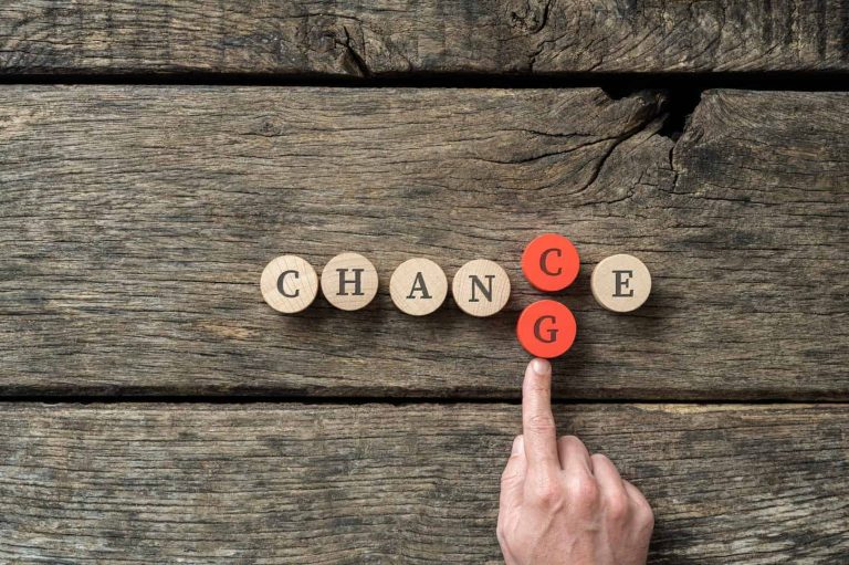 changing the word chance into change